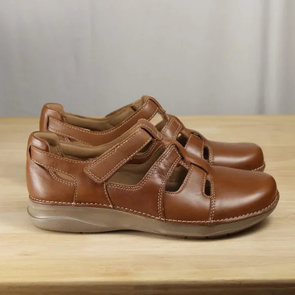 Clarks Unstructured appley strap fisherman sandals 7.5 - Picture 5 of 15